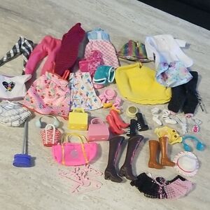 Barbie and Friends Clothes And Accessories Lot